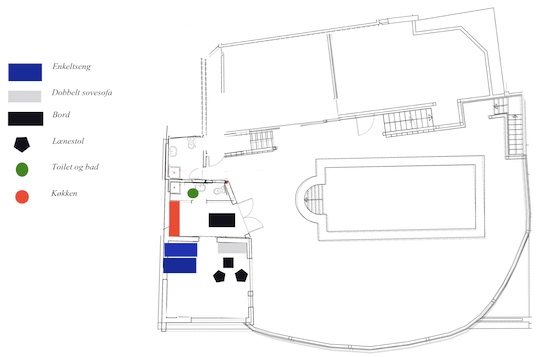 Poolhouse layout